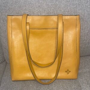 Patricia Nash Viana Tote - Mustard NWOT